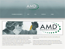 Tablet Screenshot of amd-health.com